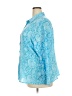 Avenue Paisley Blue 3/4 Sleeve Blouse Size 22 Plus - photo 5