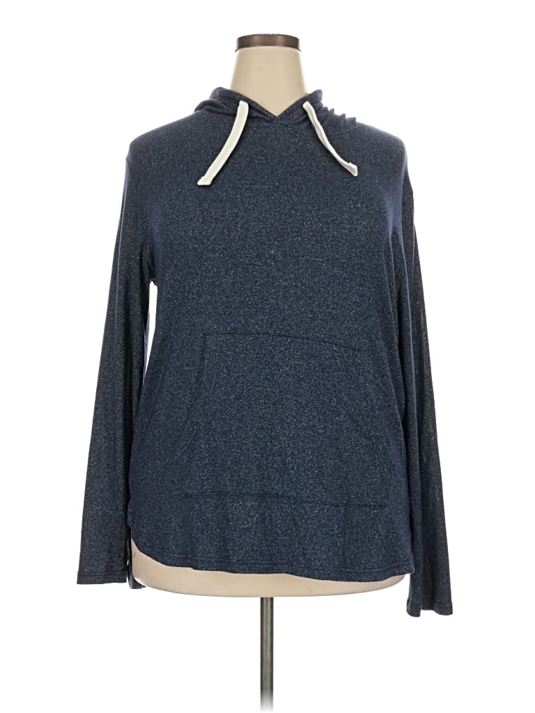 Pre-owned Zyia Active Long Sleeve Turtleneck In Blue