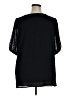 Baltic Born 100% Polyester Black Short Sleeve Blouse Size 1X - photo 2