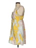 Vero Moda 100% Polyester Print Yellow Casual Dress Size S - photo 5