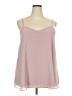 Torrid 100% Polyester Pink Sleeveless Blouse Size 2X Plus (2) - photo 1