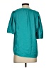 Current Air 100% Polyester Teal Short Sleeve Blouse Size S - photo 2