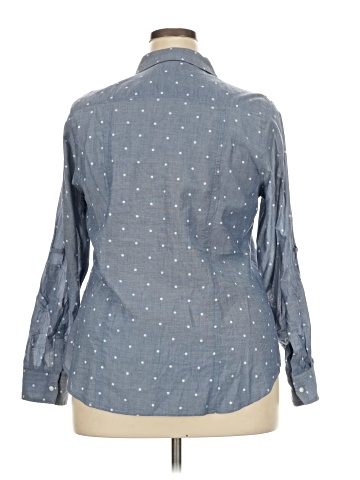 Lane Bryant Long Sleeve Button-Down Shirt (view 2)