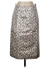 J.Crew Collection Tweed Silver Formal Skirt Size 4 - photo 1