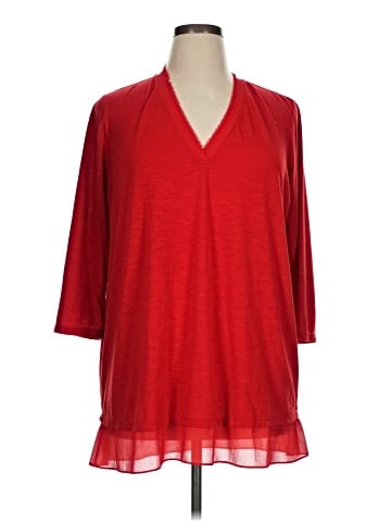 Ellen Tracy 3/4 Sleeve T-Shirt (view 1)