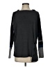 Nic + Zoe Color Block Graphic Stripes Gray Pullover Sweater Size S - photo 1