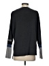 Nic + Zoe Color Block Graphic Stripes Gray Pullover Sweater Size S - photo 2