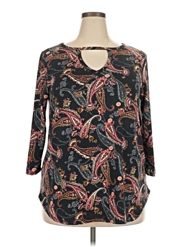 No Comment 3/4 Sleeve T-Shirt (view 1)