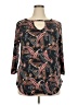 No Comment Paisley Black 3/4 Sleeve T-Shirt Size 2X - photo 1