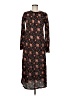 Unbranded Paisley Black Casual Dress Size M (estimated) - photo 1