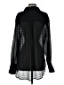 Free People Houndstooth Black Long Sleeve Blouse Size XS - photo 2