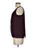 Saint Tropez West Burgundy Sleeveless Blouse Size XS - photo 5