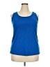 Lands' End 100% Cotton Blue Active Tank Size 2X - photo 1