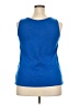 Lands' End 100% Cotton Blue Active Tank Size 2X - photo 2