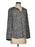 Talbots Polka Dots Black Long Sleeve Blouse Size XS - photo 1