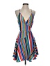 Do & Be 100% Polyester Stripes Blue Casual Dress Size S - photo 1
