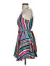 Do & Be 100% Polyester Stripes Blue Casual Dress Size S - photo 5