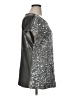Cable & Gauge Metallic Silver Short Sleeve Top Size XL - photo 4