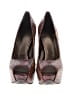 Stuart Weitzman Animal Print Burgundy Heels Size 7 1/2 - photo 2