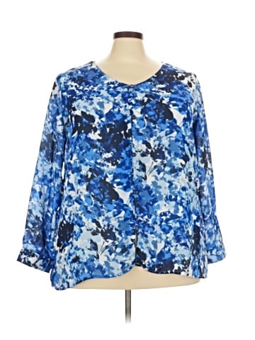 Jessica London 3/4 Sleeve Blouse (view 1)