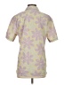 Primark 100% Cotton Floral Yellow Short Sleeve Button-Down Shirt Size XS - photo 2