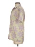 Primark 100% Cotton Floral Yellow Short Sleeve Button-Down Shirt Size XS - photo 5