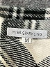 Miss Sparkling 100% Polyester Plaid Gray Fleece Size M - photo 6