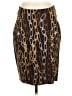 J. McLaughlin Graphic Brown Casual Skirt Size 4 - photo 1