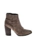 Franco Fortini Brown Tan Ankle Boots Size 8 1/2 - photo 1
