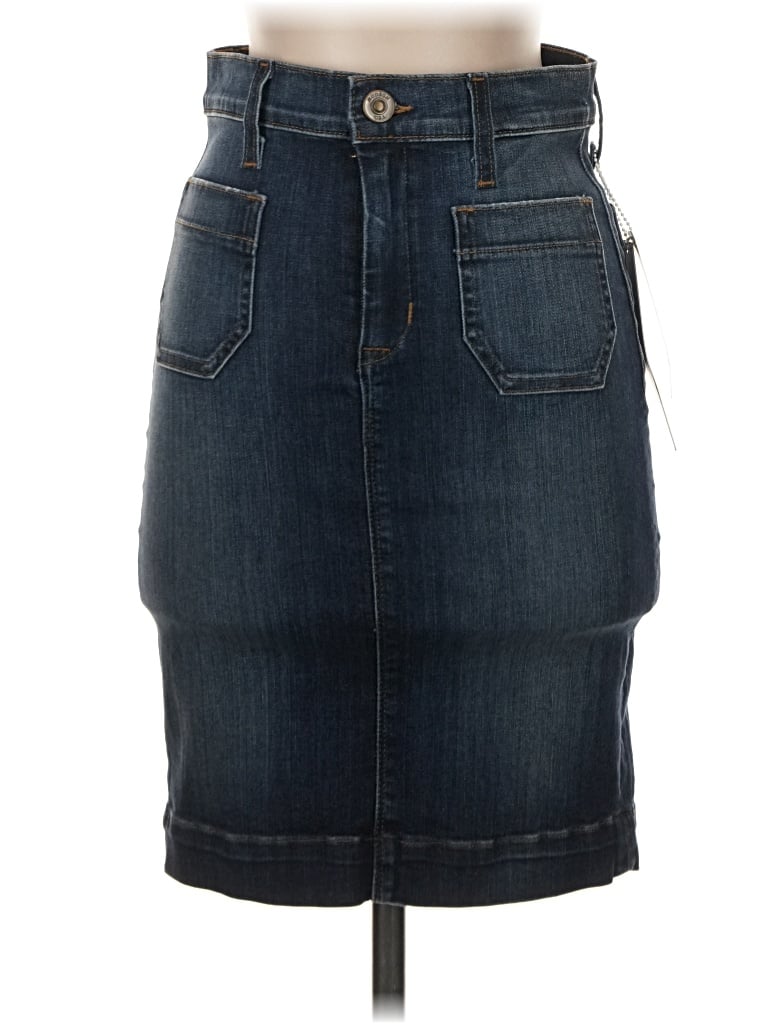 Hudson Denim Skirt In Blue