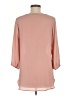 American Dream 100% Polyester Pink 3/4 Sleeve Blouse Size M - photo 2
