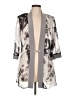 R&M Richards 100% Polyester Gray Kimono Size 12 Petite - photo 1