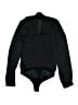 Paige 100% Polyester Black Blue Long Sleeve Blouse Size S - photo 2