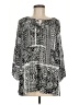 Sunny Leigh Silver 3/4 Sleeve Blouse Size M - photo 1