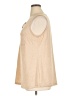 Unbranded Tan Sleeveless Button-Down Shirt Size XL - photo 5