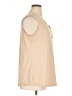 Unbranded Tan Sleeveless Button-Down Shirt Size XL - photo 4