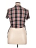 madden nyc Brown Short Sleeve Blouse Size XL - photo 2