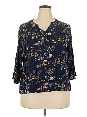 Fun2Fun 3/4 Sleeve Blouse (view 1)