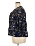 Fun2Fun 100% Rayon Floral Blue 3/4 Sleeve Blouse Size 2X - photo 5