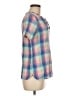 Blair Blue Short Sleeve Blouse Size M - photo 4