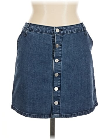 o2 Denim Denim Skirt (view 1)