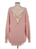 Unbranded 100% Polyester Pink Pullover Sweater Size S - photo 2