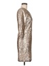 BB Dakota 100% Polyester Metallic Silver Cocktail Dress Size 8 - photo 4