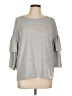 Vero Moda Gray 3/4 Sleeve Top Size L - photo 1
