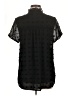 C+D+M Collection 100% Polyester Black Short Sleeve Blouse Size M - photo 2