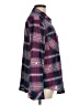 Sanctuary Plaid Burgundy Long Sleeve Button-Down Shirt Size M - photo 4