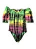 Vestique Tie-dye Green 3/4 Sleeve Top Size L - photo 1