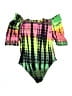 Vestique Tie-dye Green 3/4 Sleeve Top Size L - photo 2