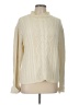 Talbots 100% Cotton Ivory Turtleneck Sweater Size L - photo 1