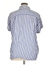 BeachLunchLounge Stripes Blue Short Sleeve Button-Down Shirt Size XL - photo 2